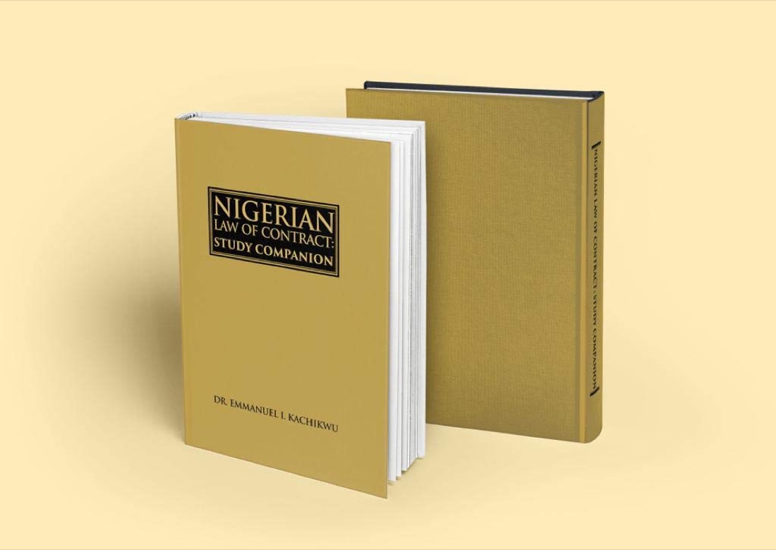 Book cover: Nigerian Law of Contract: Study Companion, by Prof. Emmanuel Ibe Kachikwu